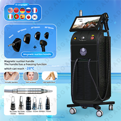 Multifunctional 2-in-1 Pico Laser Tattoo Removal and Diode Laser Hair Removal  Machine