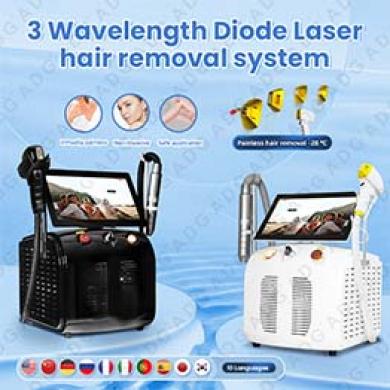 Multifunctional 2-in-1 Pico Laser Tattoo Removal and Diode Laser Hair Removal  Machine