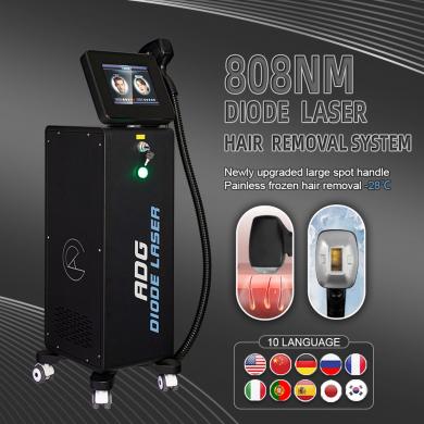 Upgrade Ice Titanium Diode Hair Removal Machine Laser Platinum 755 1064 808 3 waves Depilacion Laser Hair Remover